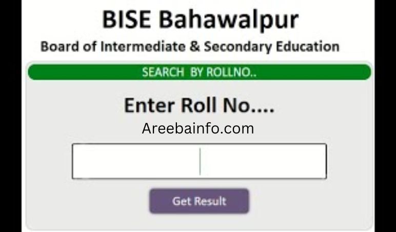 Bahawalpur Board 1st Year Result 2024 BISE BWP Online Checking