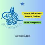 9th Class SSC BISE Sargodha Board Annual Result 2024